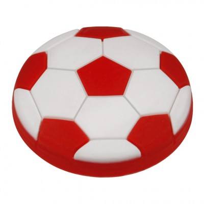 Bouton ballon soccer rouge - Le coin des enfants